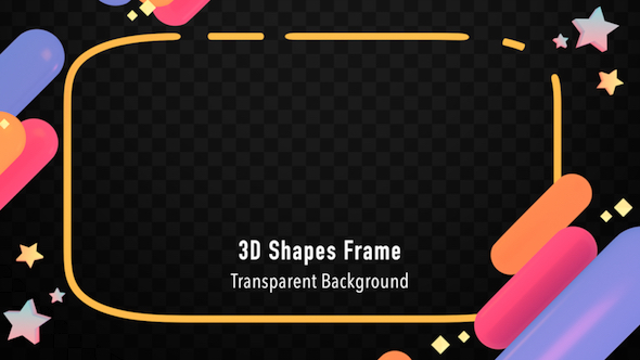 3D Shapes Frame