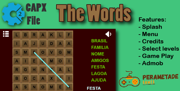 The Words - HTML5 Game - Construct 2 CAPX