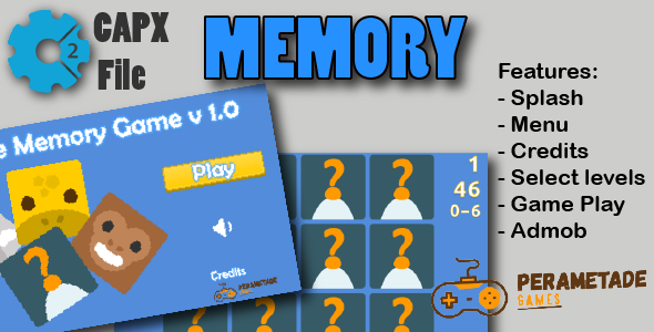 Memory Game - HTML5 Game - Construct 2 CAPX