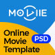 MOVIIE - Online Movie PSD Template - ThemeForest Item for Sale