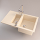 Vray Ready ceramic Kitchen Sink - 3DOcean Item for Sale