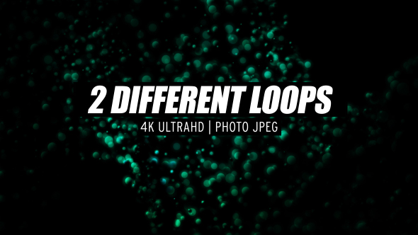 Particle Glow VJ Loop Background