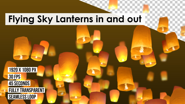 Sky Lanterns – Flying in and out