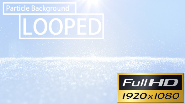 Clean Looped Particles Background