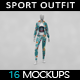 Female Sport Outfit Hoody MockUp Vol1 - GraphicRiver Item for Sale