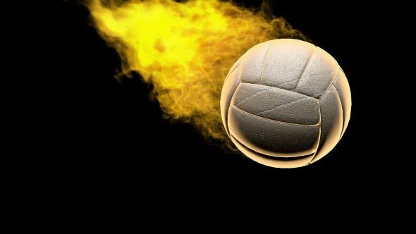 Burning Volleyball Ball alt