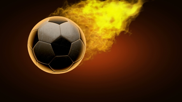Burning Soccer Ball alt