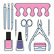 Manicure Tools Icons - GraphicRiver Item for Sale