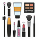 Makeup Tools Icons - GraphicRiver Item for Sale