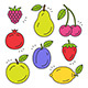 Fruit Icon Set - GraphicRiver Item for Sale