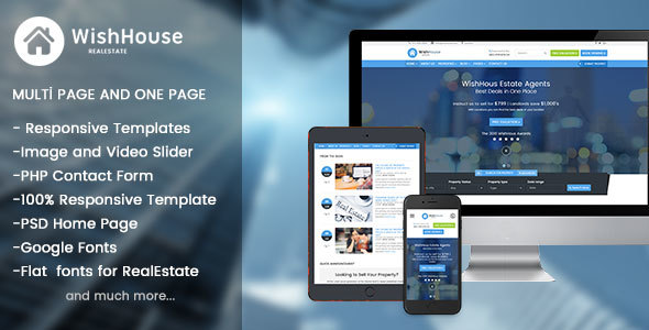 WishHouse - Real Estate HTML Template