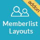 Memberlist layouts for UserPro - CodeCanyon Item for Sale