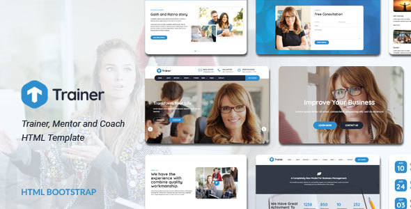 Trainer - Trainer, Mentor and Coach HTML Template