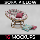 Circle Sofa Pillow MockUp - GraphicRiver Item for Sale