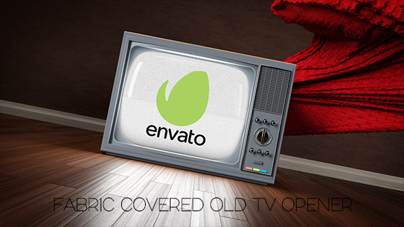 Fabric Covered Old TV Opener
