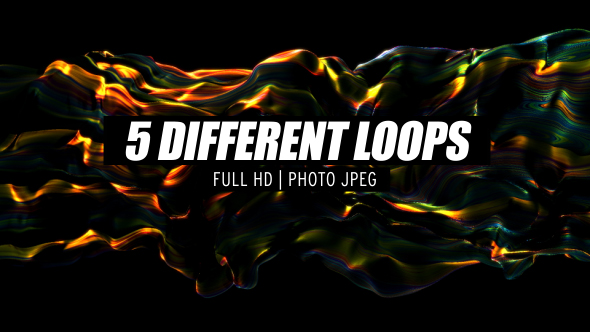 Psychedelic VJ Loop Background alt