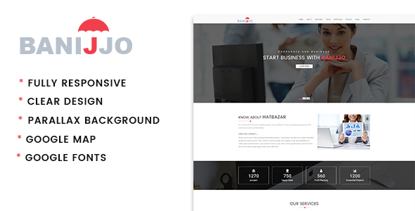 Banijjo - Business HTML 5 Template