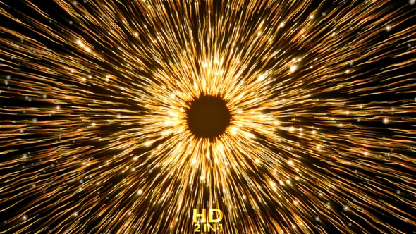 Hypnotic Particles Gold