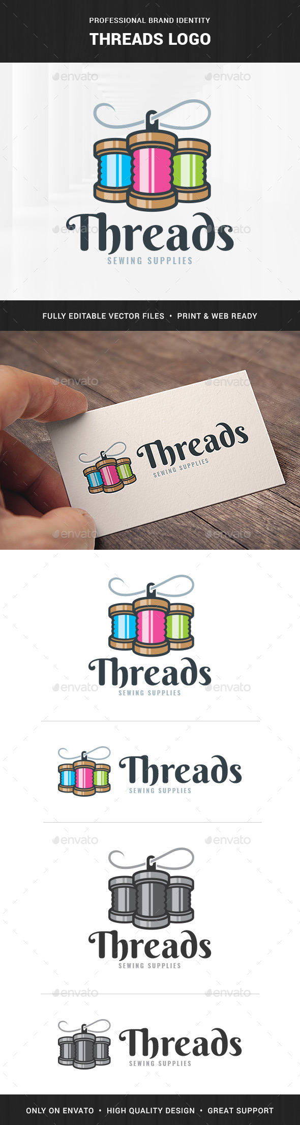 Threads Logo Template