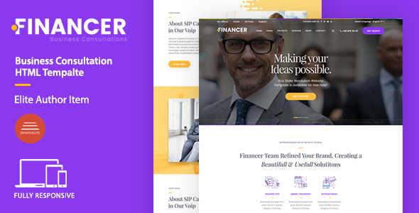 Financer | Business Consultations Template