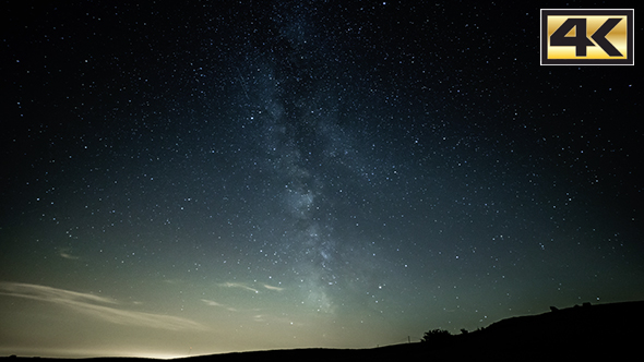 Milky Way with Clouds
