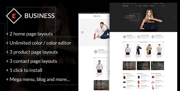 E-Business - All in one package Prestashop theme