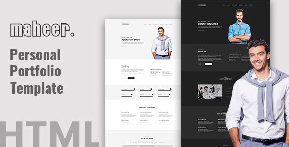 Maheer - Personal Portfolio Template