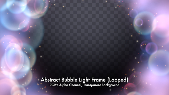 Abstract Bubble Light Frame alt