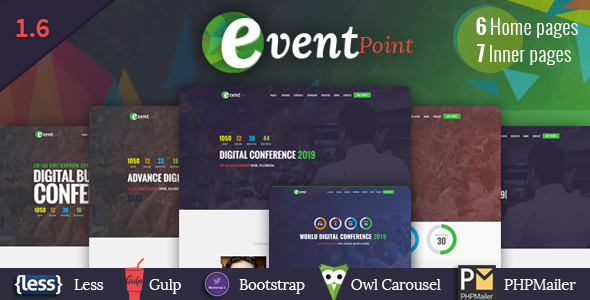 Event Point - Event, Conference & Meetup HTML5 Template
