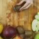 Slicing Kiwifruit with a Knife - VideoHive Item for Sale