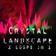 Crystal Landscape Vj Loops Or Background 2 In 1 - VideoHive Item for Sale