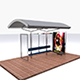 Bus Stop Europe - 3DOcean Item for Sale