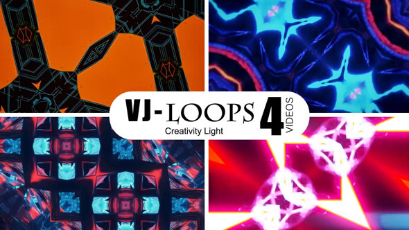 VJ Loops - Creativity Light