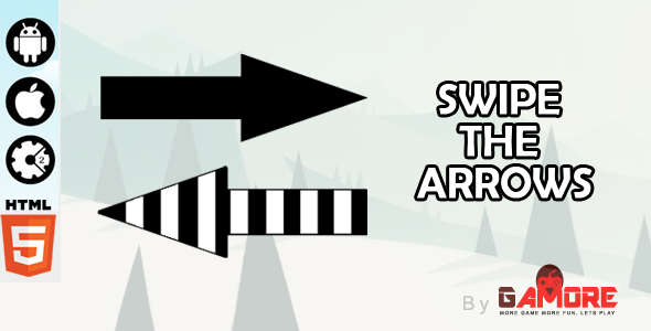 Swipe The Arrows - HTML5 Game - Construct 2 CAPX