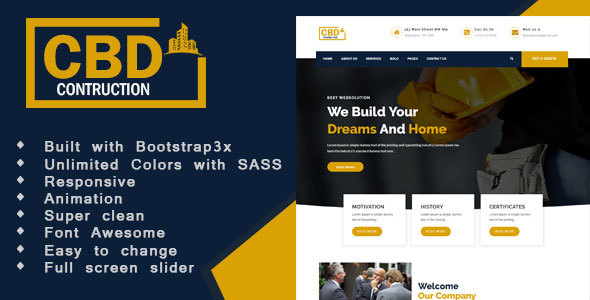 Construct - Construction & Business HTML5 Template