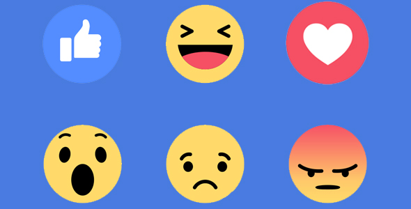 Facebook Animated Emoticons Reactions Pack