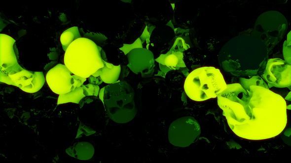 Glowing Skulls Loop