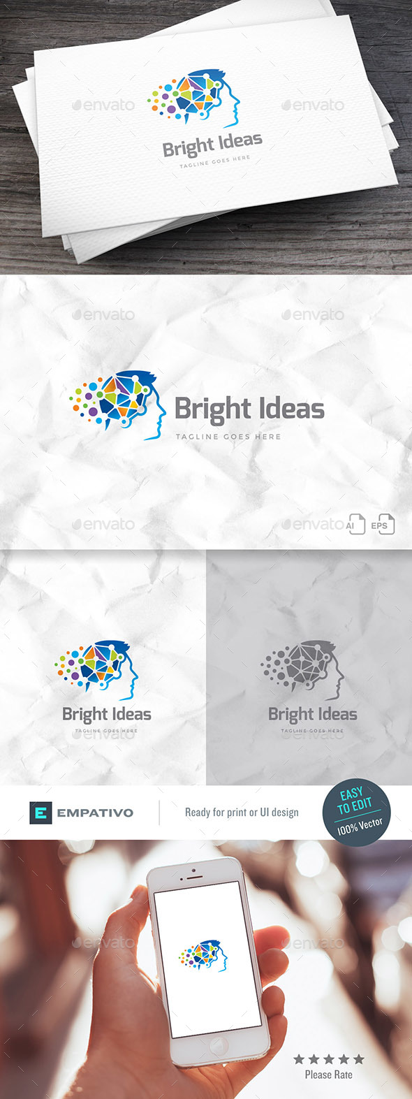 Bright Ideas Logo Template