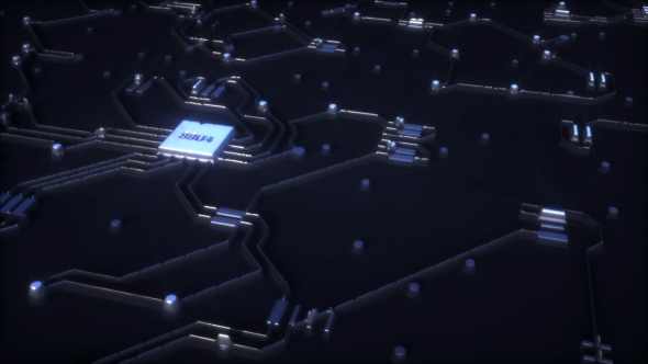 Pcb or Digital Circuit Board Electronics alt