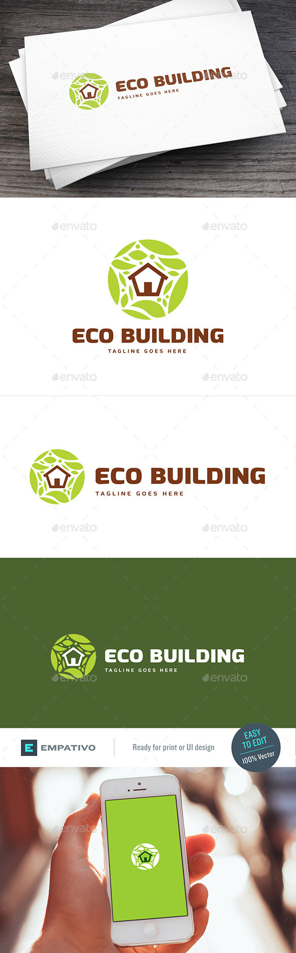 Eco Building Logo Template
