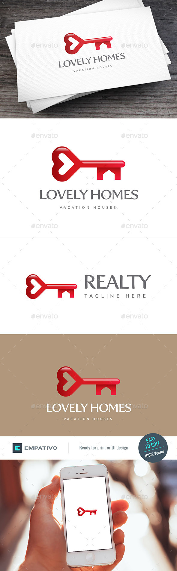 Lovely Homes Logo Template