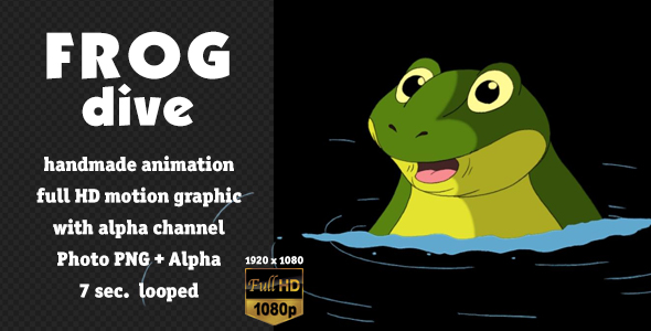 Frog Dive into the Water alt