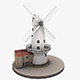 Llancayo Windmill Usk - 3DOcean Item for Sale