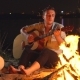 Campfire Around the Campfire with a Guitar - VideoHive Item for Sale