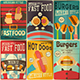 Fast Food Posters Set - GraphicRiver Item for Sale