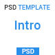 Intro Landing Page PSD Template - ThemeForest Item for Sale