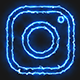 Blue Electric Instagram Icon - VideoHive Item for Sale