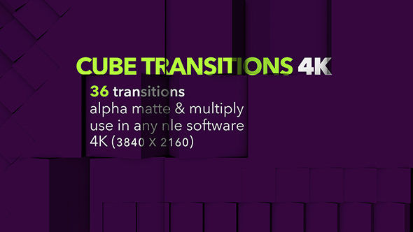 Cube Transitions 4K - 36 Pack alt
