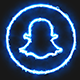 Blue Electric Snapchat Icon - VideoHive Item for Sale