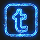 Blue Electric Tumblr Icon - VideoHive Item for Sale